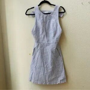 Claudie Pierlot Striped Blue Mini Dress size 4